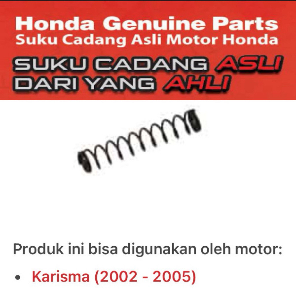 14126KPH901 Per, Spring plunger Honda Kharisma