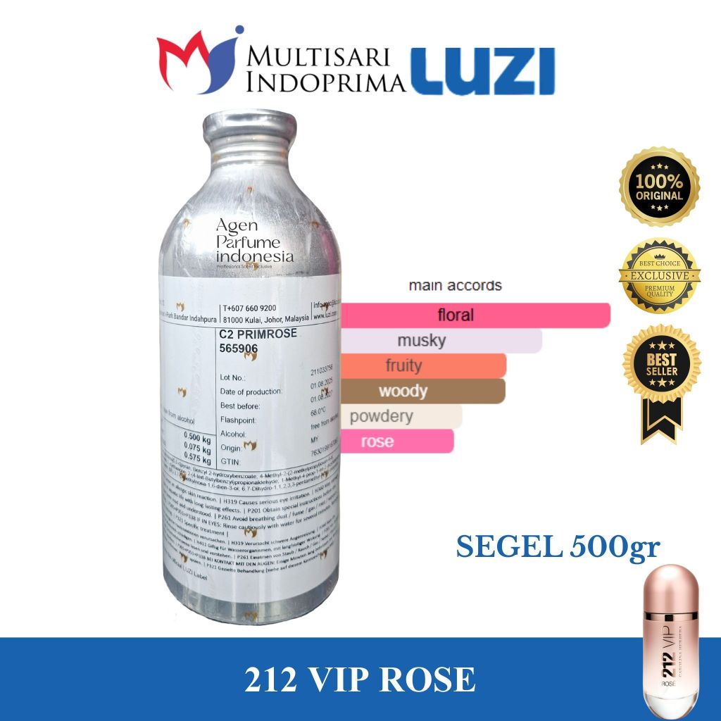 212 VIP ROSE By LUZI Segel 500gr