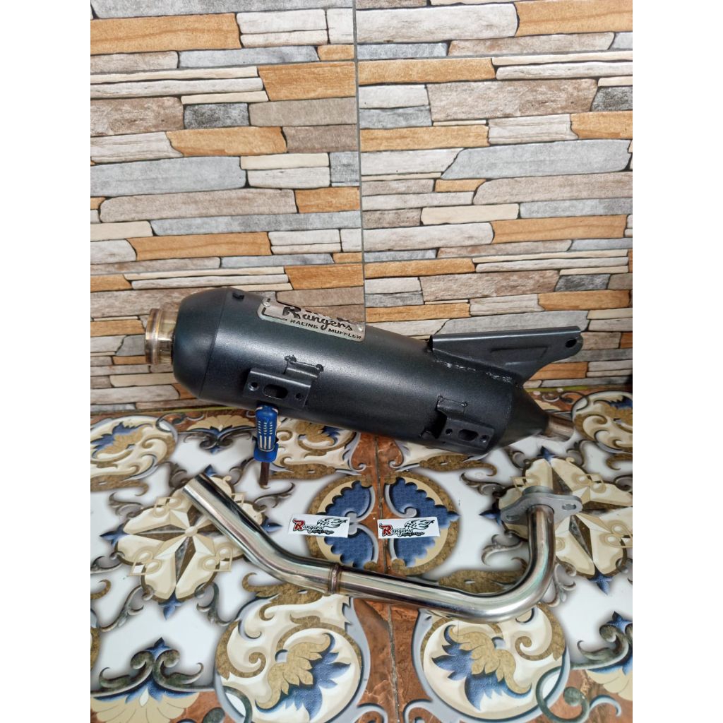 knalpot kondoman Mio sporty smile bisa reques saringan