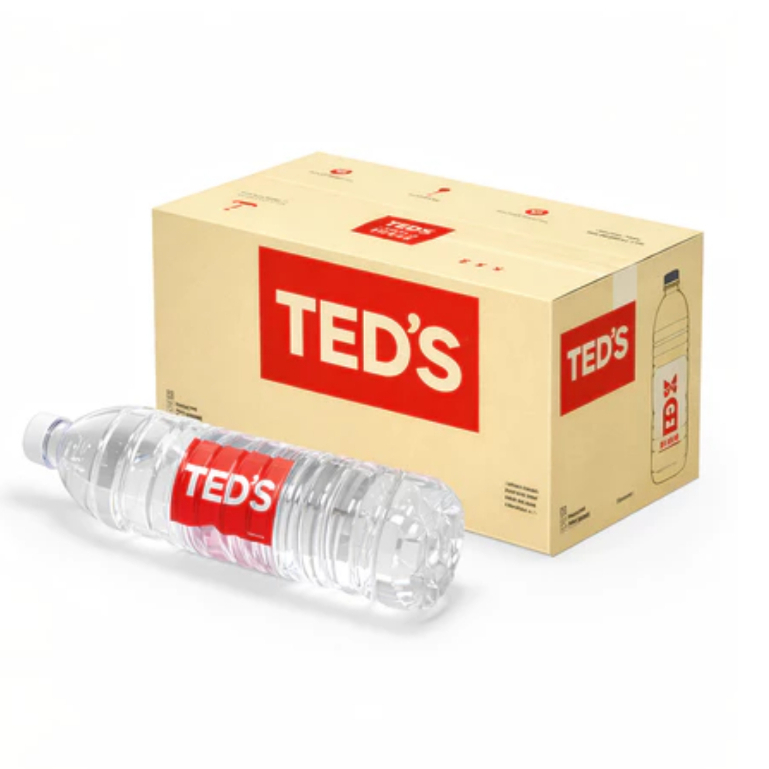 TEDS AIR MINERAL 600ML 1 DUS ISI 24 BOTOL