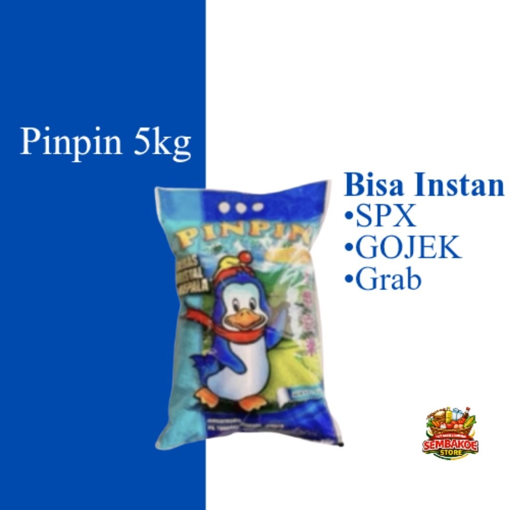 Pinpin Beras kristal Premium 5kg Murah