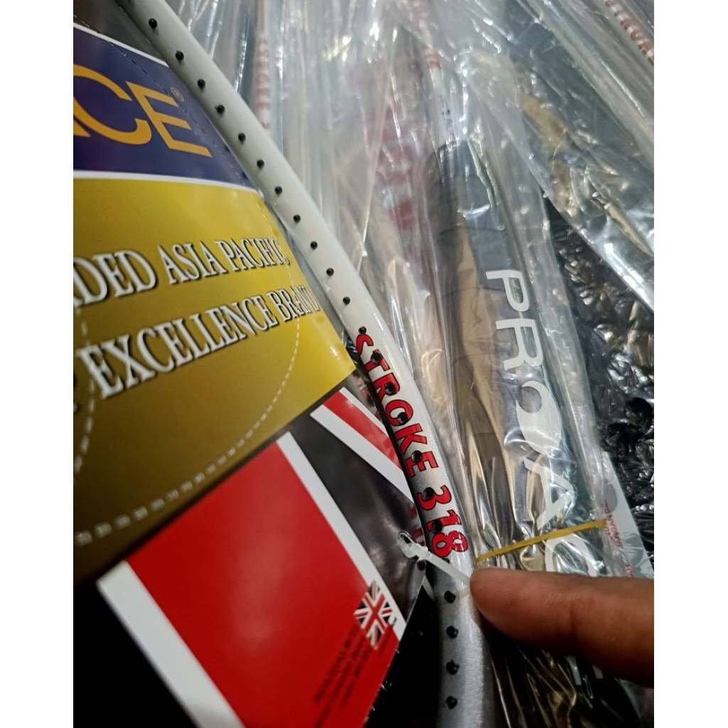 [PROMO] Raket Badminton Pro Ace Stroke 318 Batangan Original