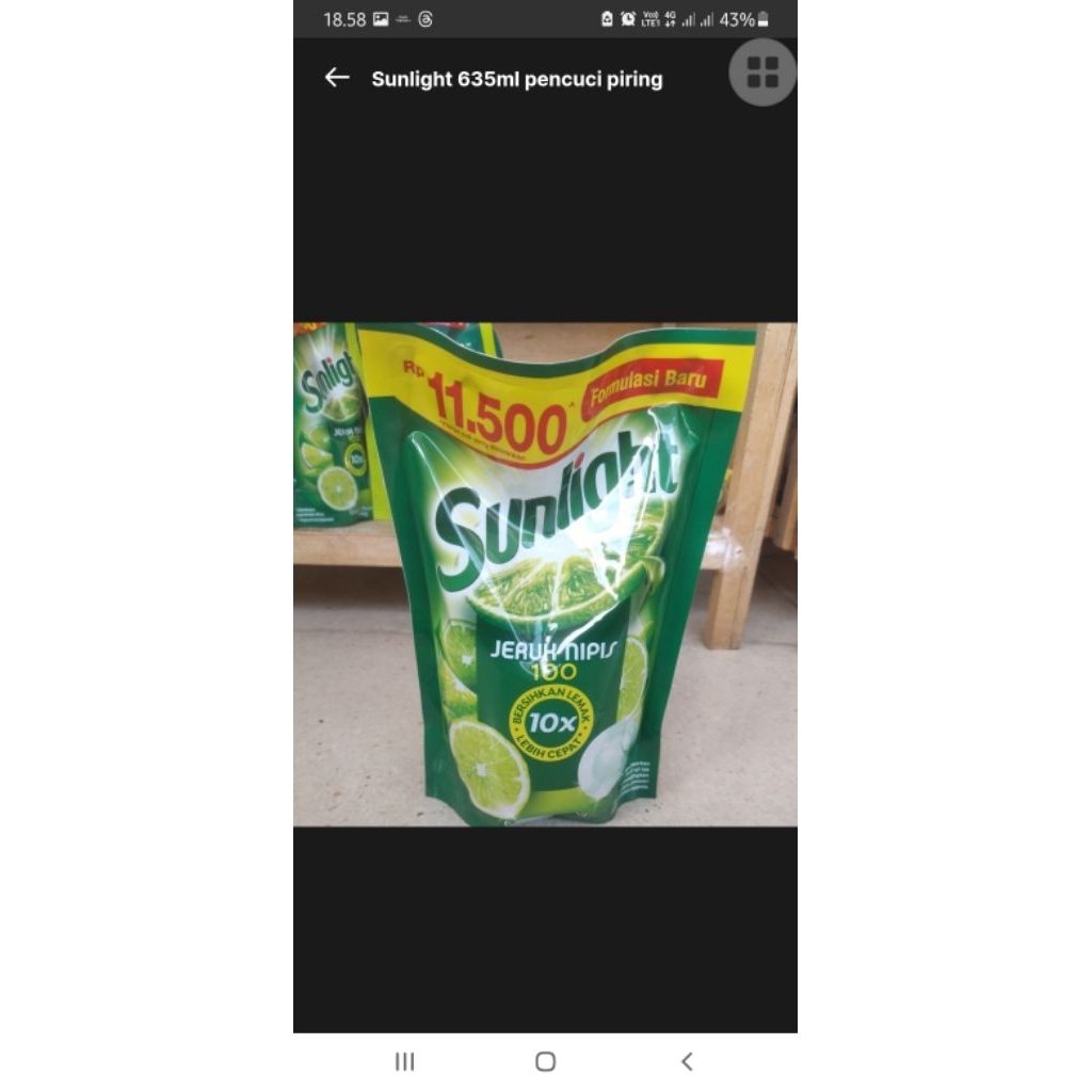 Sunlight kemasan 11.500