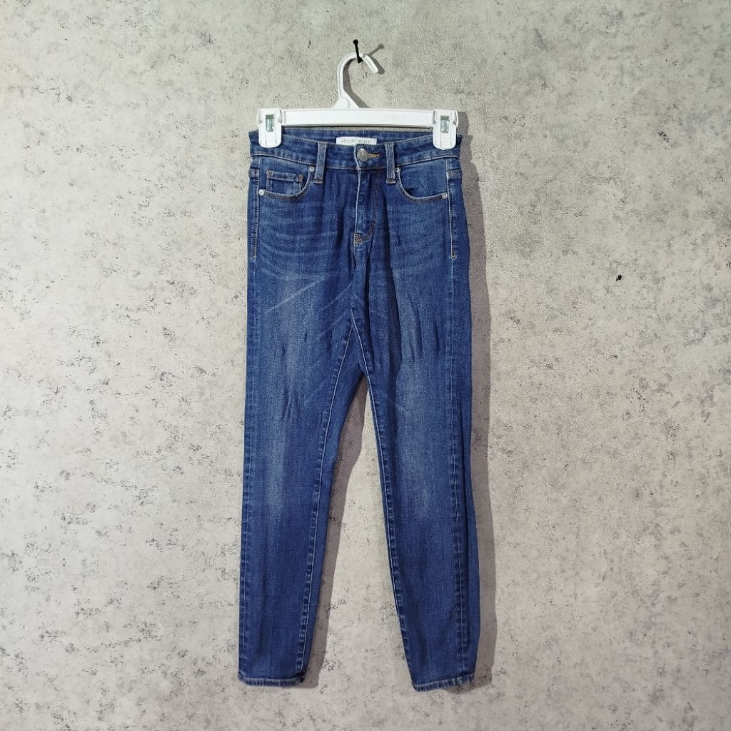 Celana jeans cewek AZUL BY MOUSSY Biru denim slimfit stretch melar casual size 29