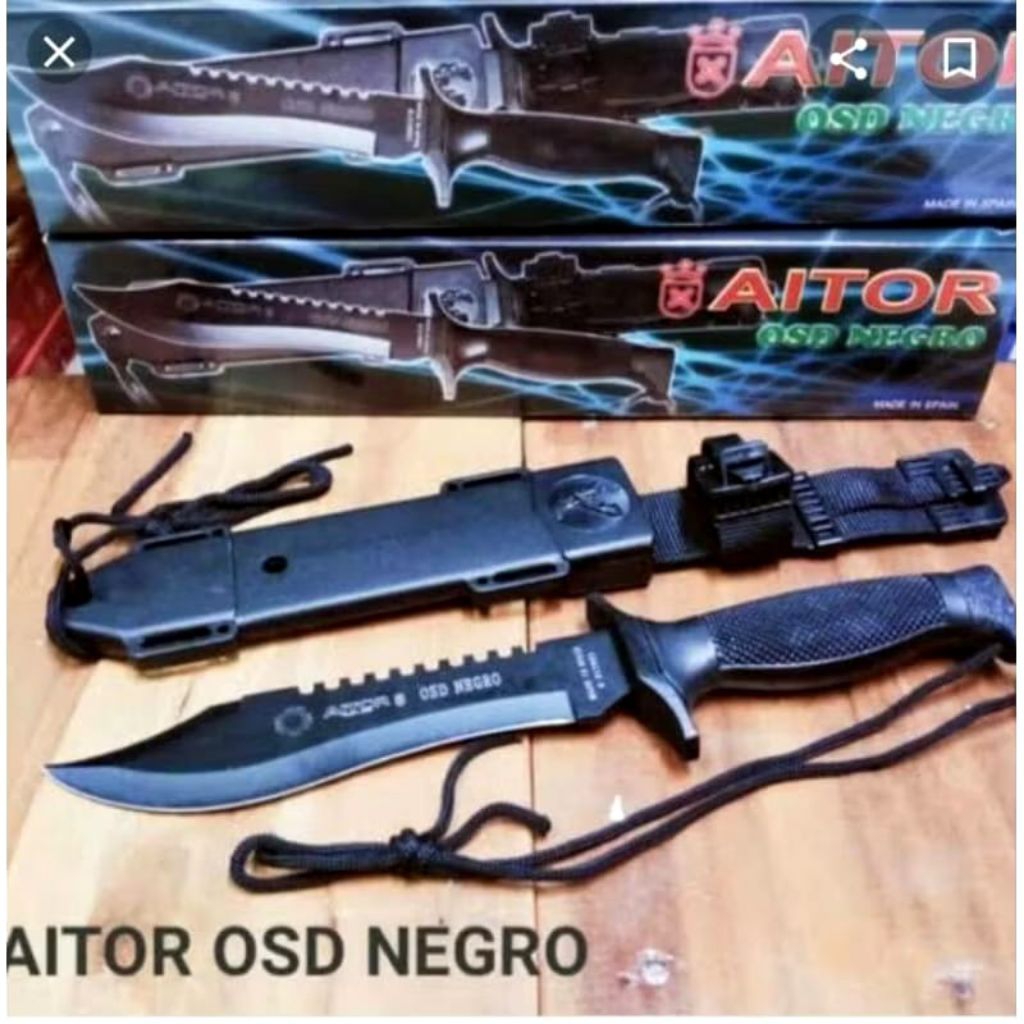 survival kit outdoor camping  aitor osd negro/perlengkapan outdoor camping perkakas survival