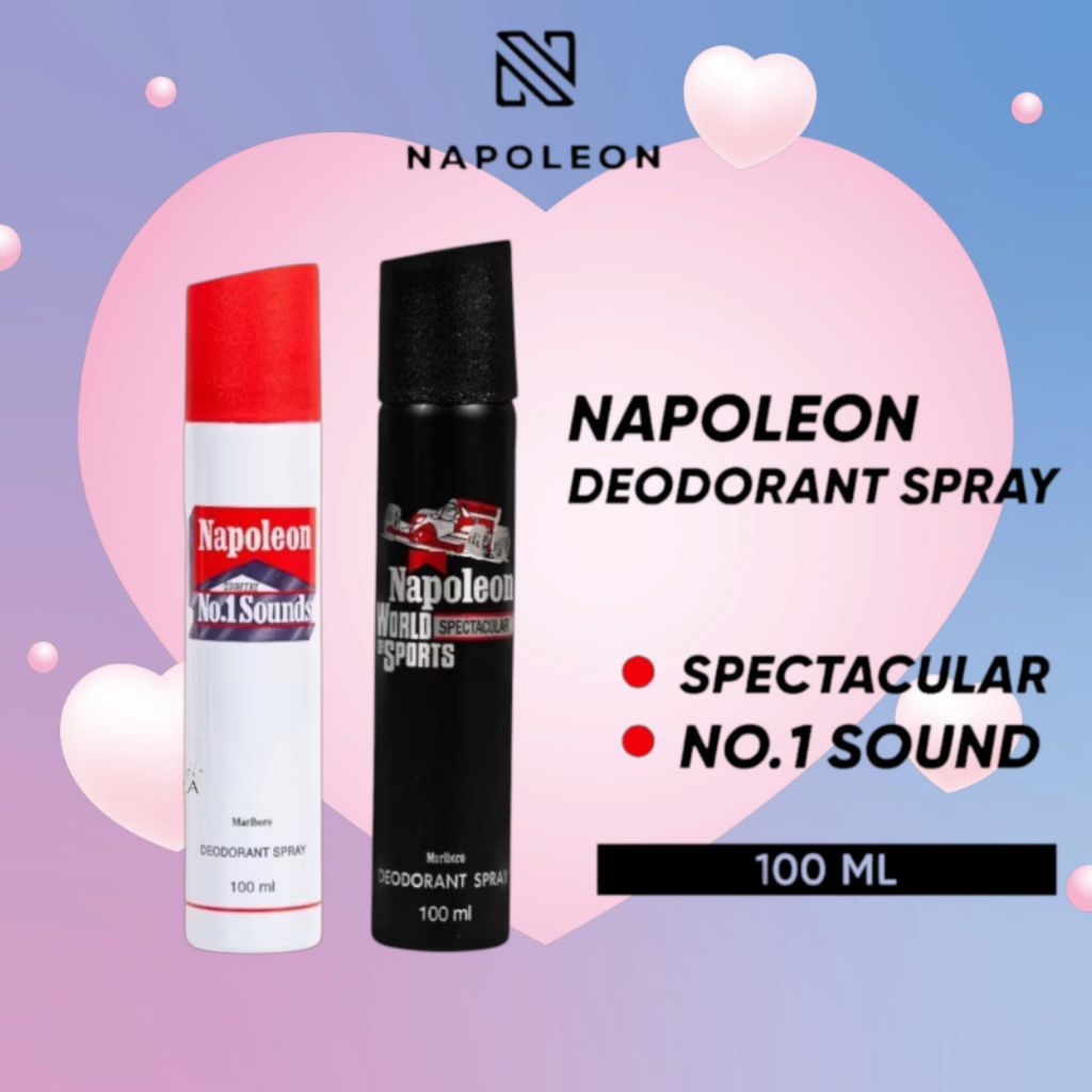 Napoleon Parfum Deodorant  Spray 100ml - Minyak Wangi Pria Klasik & Mewah