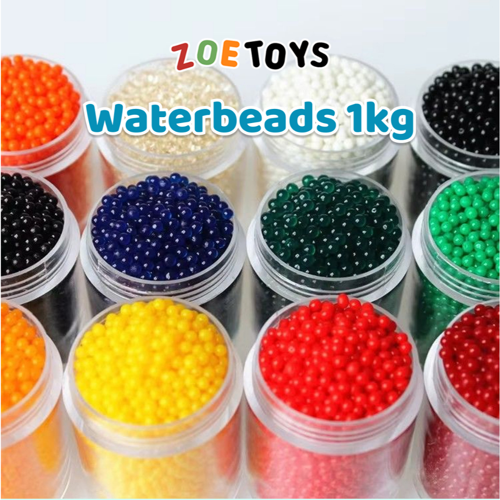 Zoetoys Waterbeads 1kg 20 Warna | Hydrogel Kiloan Orbeez Tanaman Edutoys Mainan Sensory Grosir