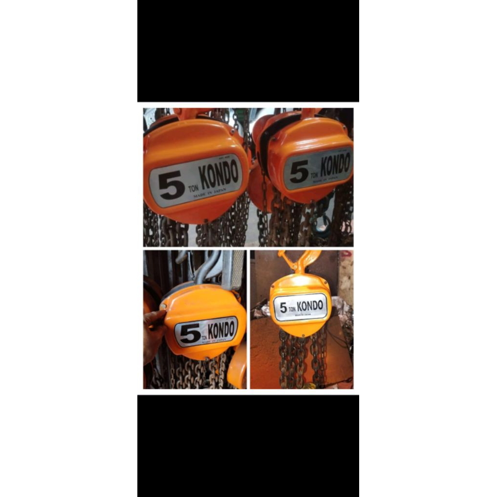 TAKEL KEREKAN KATROL. CHAIN BLOCK 5 TON