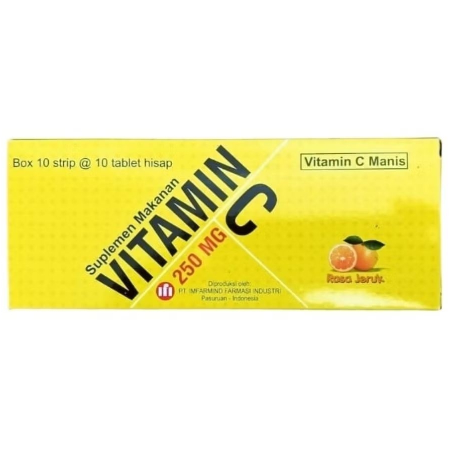 VITAMIN C 250mg (100's /Dus) - IFI / IMFARMIND