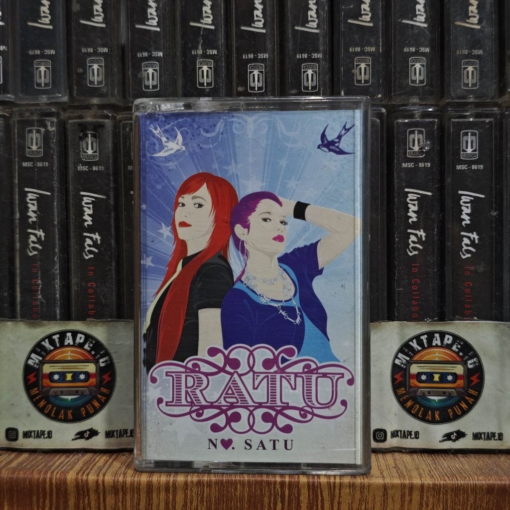 Kaset - Ratu - No 1 (Satu) - Radio Tape - Kaset Pita - Radio - Pemutar Kaset - Retro - Classic - Cas