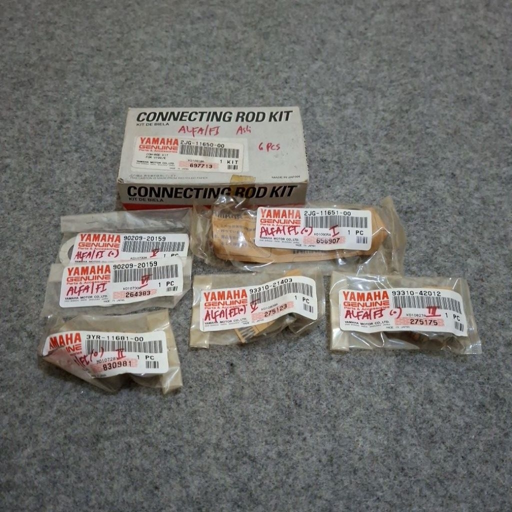 Connecting Rod Setang Stang Seher Seker 2JG ALFA CHAMP FIZR FIZ R Yamaha ALFA CHAMP F1 F1Z FIZ FIZR 