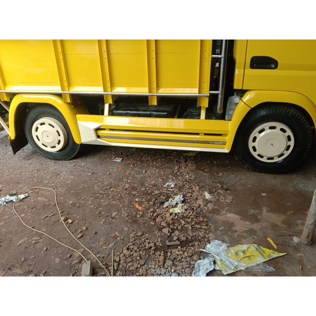 PENGAMAN SAMPING HEREX TRUK ENGKEL MODEL TERBARU KIRI KANAN PLAT TEBAL