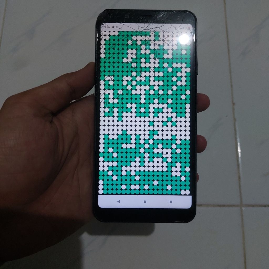 LCD dan TouchScreen HP Sharp Aquos V Original Copotan 2