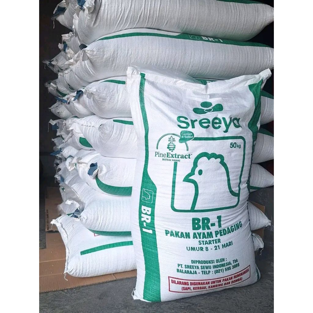 pakan ayam sreeya BR-1 repack 10kg