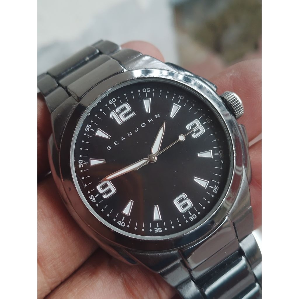 sean john jam tangan pria original japan movt preloved/second/bekas