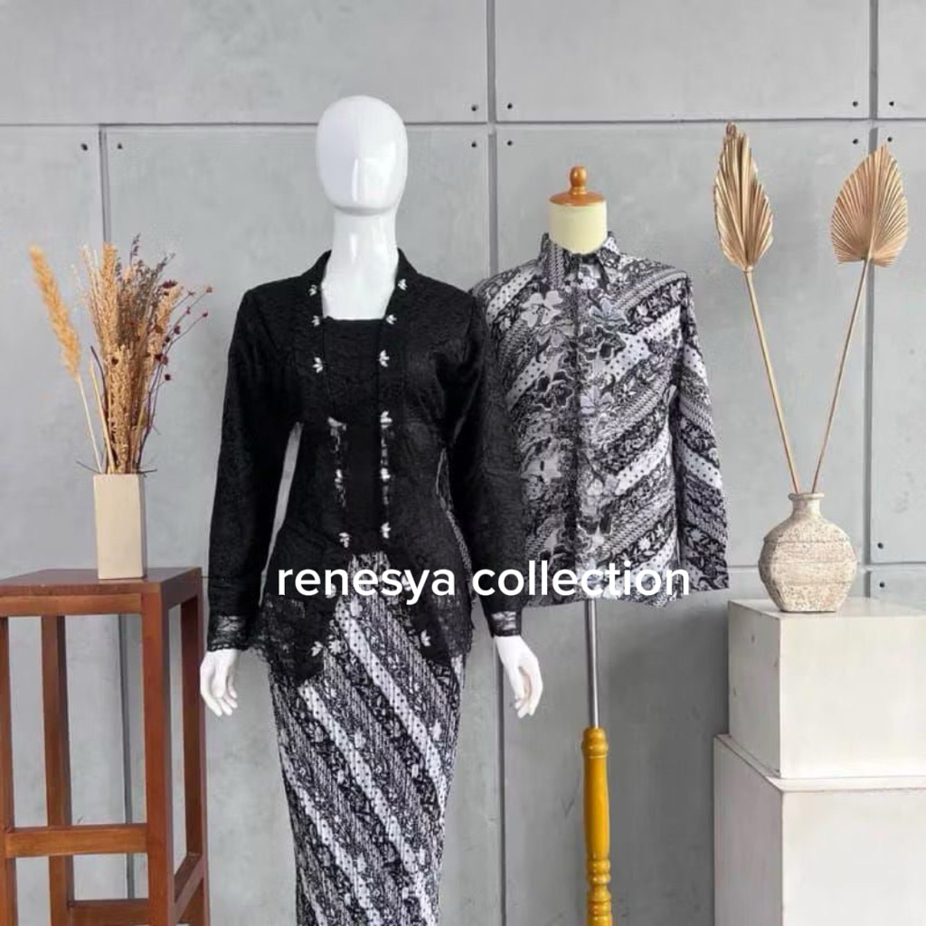 SET KEBAYA KUTU BARU / KEBAYA KUTU BARU COUPLE / KEBAYA KUTU BARU / KEBAYA BATIK COUPLE