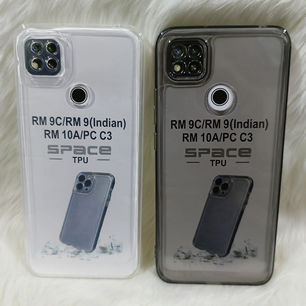 SoftCase Casing Redmi 9C Redmi 10A Silikon Bening Transparan Pelindung Belakang HP Protect Camera