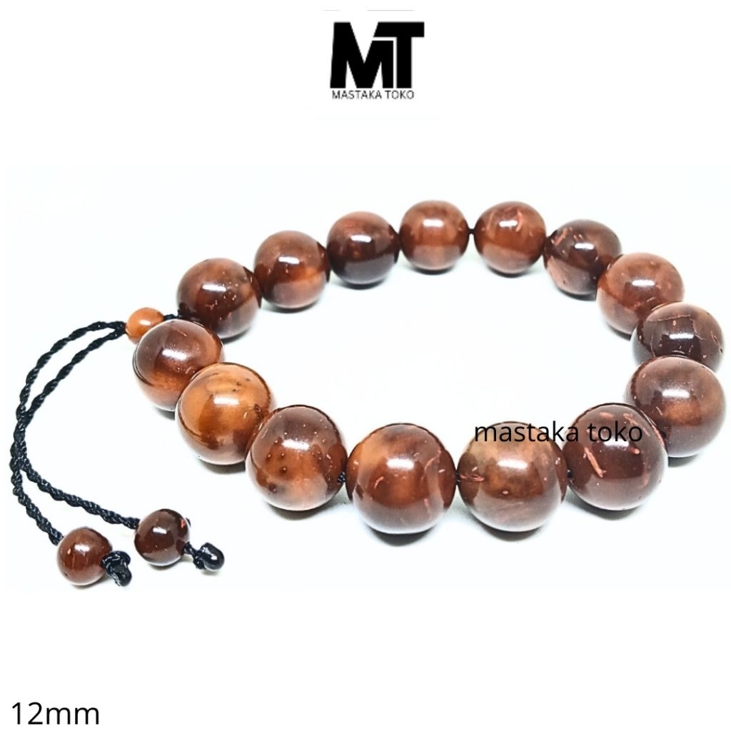 Gelang Bulat Kokka kaukah Asli 12mm Besar jumbo