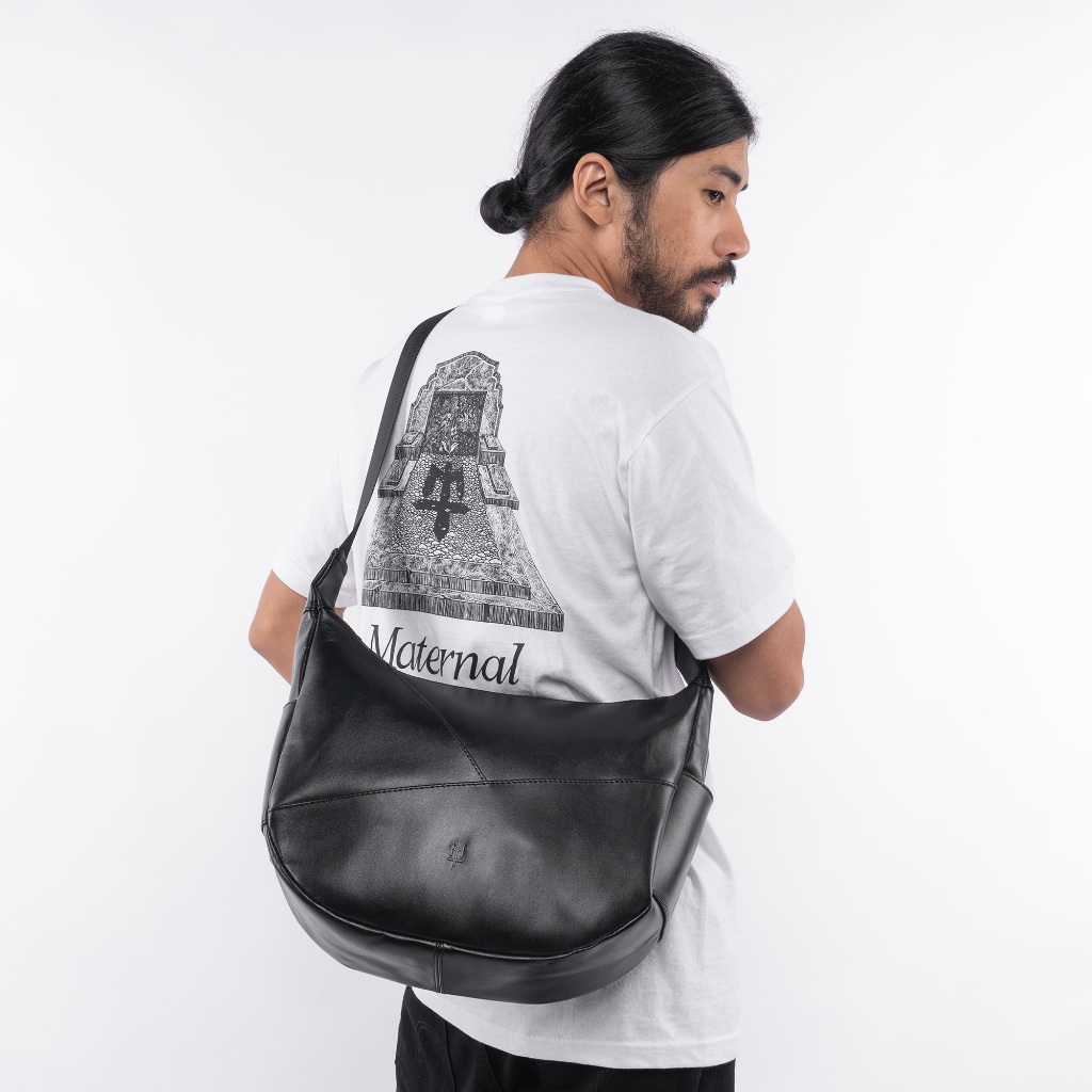 TRIPMA Protonecros MATERNAL DISASTER GENIUNE LEATHER SLING BAG TAS SELEMPANG & BAHU PRIA ORIGINAL
