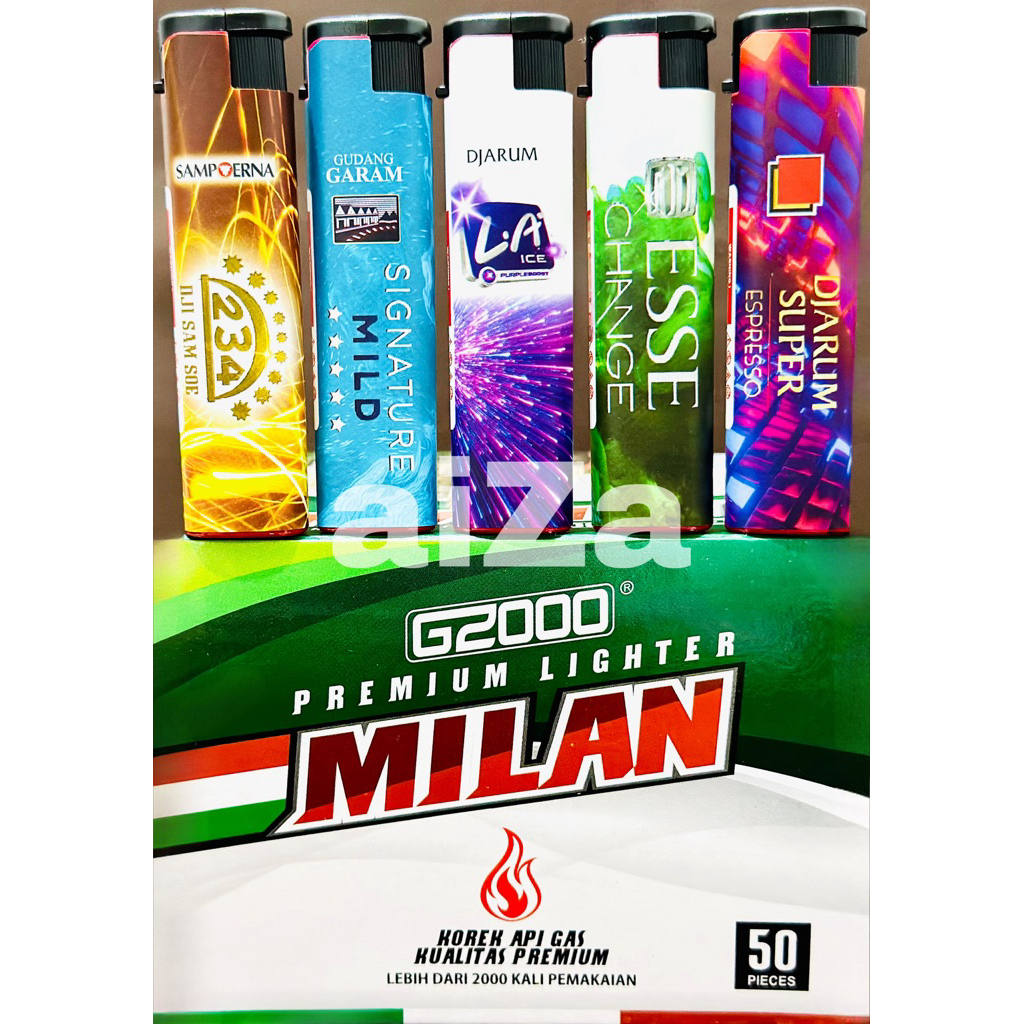 KOREK BARA G2000 MILAN ISI 50 PCS