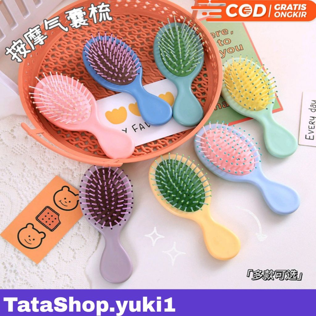 SISIR RAMBUT ANAK H466 ANTI KUSUT PREMIUM / SISIR ANTI KUSUT ANAK ORIGINAL / SISIR RAMBUT PIJAT ANAK