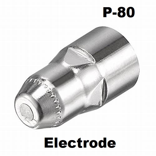 P80 ELECTRODE NOZZLE Tip 1.3mm 1.5mm 1.7mm Shield cup P-80 Elektrode P80 Nozzle 1,3mm 1,5mm 1,7mm Ke