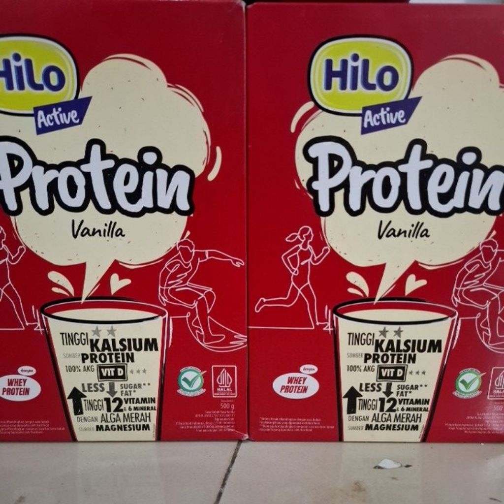 Hilo Active Protein Vanila 500gr // Hilo Active Protein Cokelat 1000gr