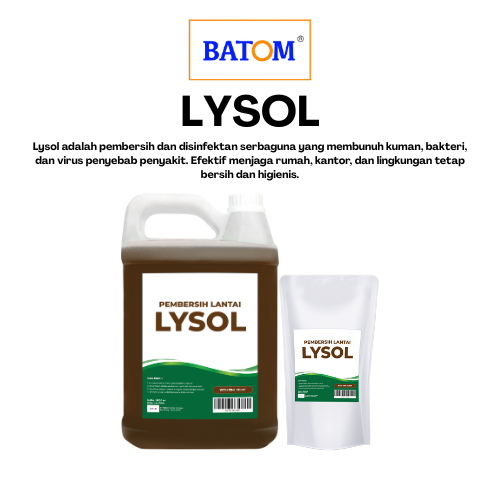 BATOM Pembersih Lantai Lysol Disinfektan Ampuh Anti Virus & Bakteri