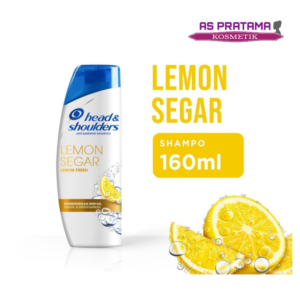 As Pratama Head and Shoulder Shampoo Lemon Fresh 160ml - White