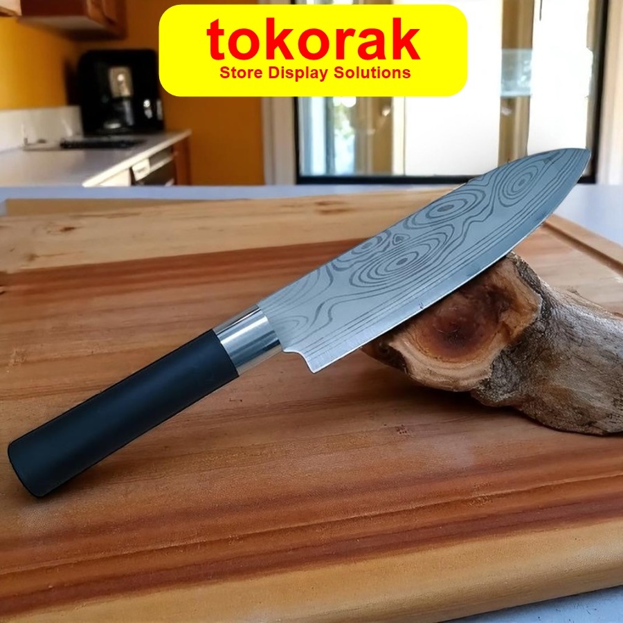 CHEFCO PISAU DAPUR DAMASCUS STAINLESS STEEL PISAU DAGING