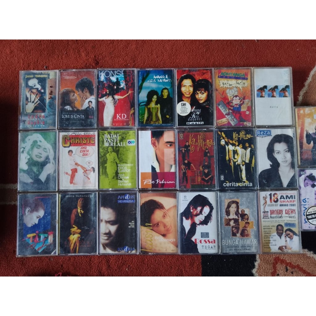 Kaset Pop Indo / Kaset Pita Pop Indonesia / Lagu Lagu Indo