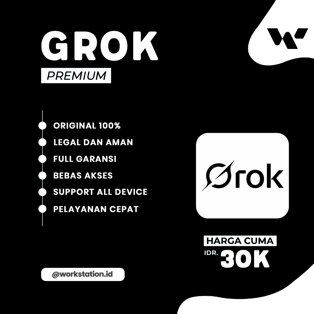 Grok Premium 1 Bulan - Code Faster with AI