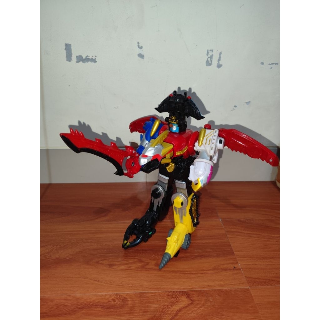 DX Gosei Great Megazord Megaforce Seaick Landick Land Sea Brothers Zord Goseiger Power Rangers Megaf