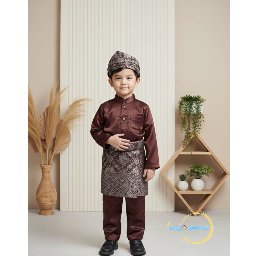 Pakaian adat melayu bayi newborn,set melayu bayi newborn,pakaian adat songket melayu baju minang bis