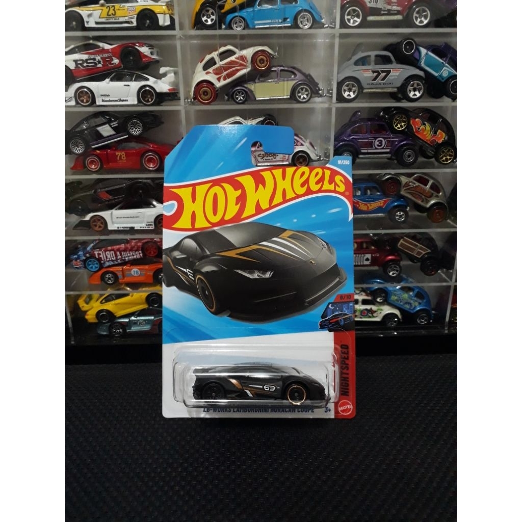 Hot Wheels Lamborghini Huracan Coupe LBWK Hitam