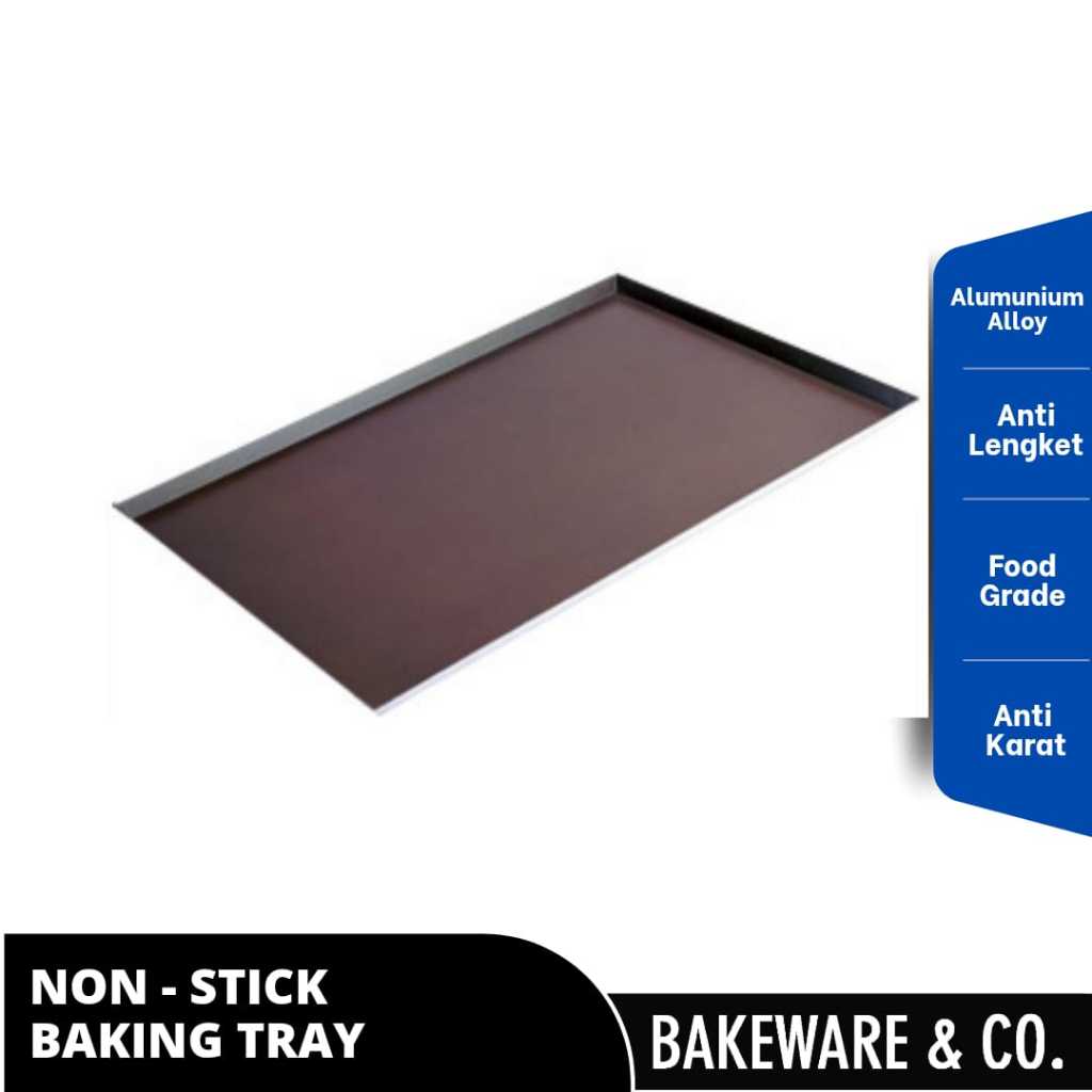 Loyang Flowery 40x60cm Aluminum Alloy 1.5mm - Loyang Anti Lengket Industrial Baking Tray
