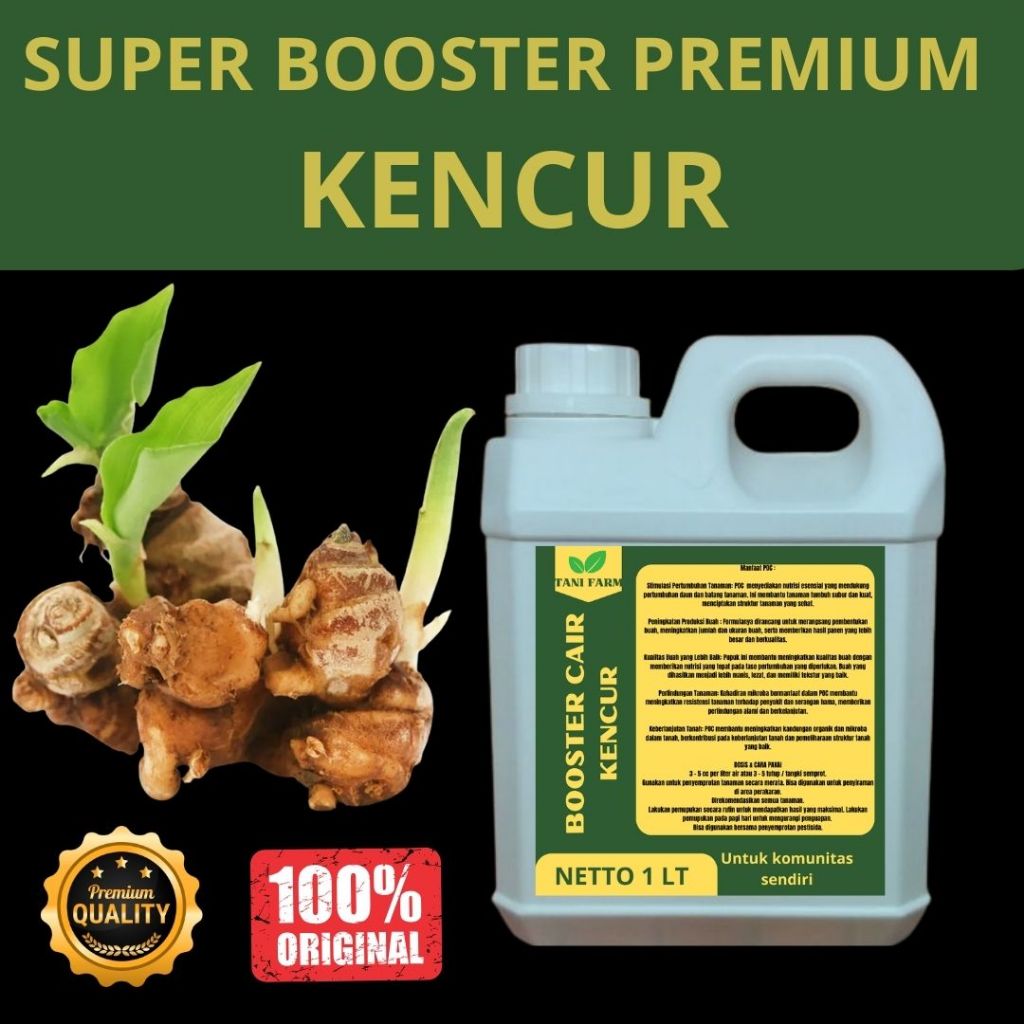Pupuk KENCUR 1 LT Supaya Cepat Berbuah Pupuk KENCUR Supaya Subur Pupuk Cepat Besar