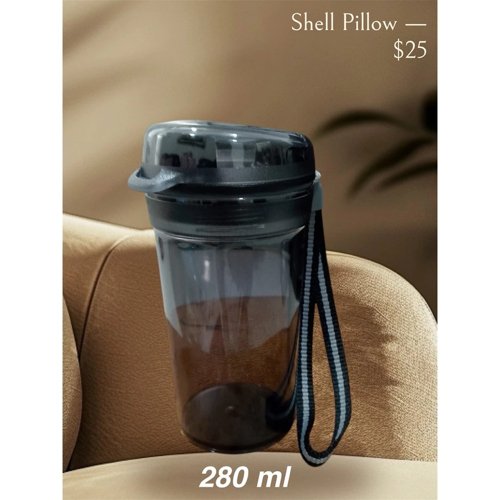 Drinking Flask Small Ukuran 280 ml Hitam