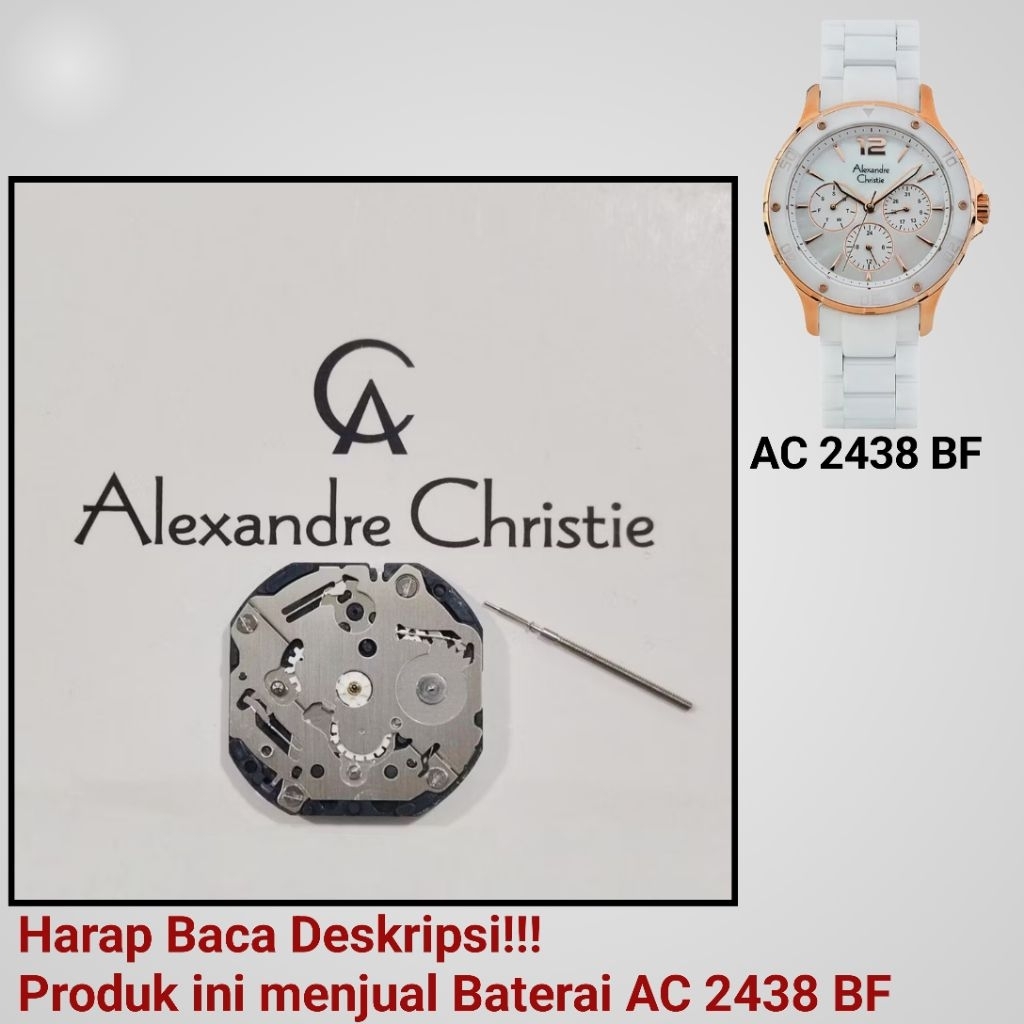 Mesin Jam Tangan Alexandre Christie AC 2438 BF
