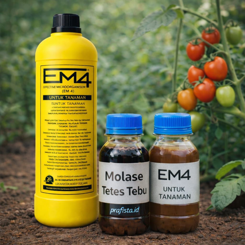 Em4 pertanian molase tetes tebu m4 pupuk tanaman