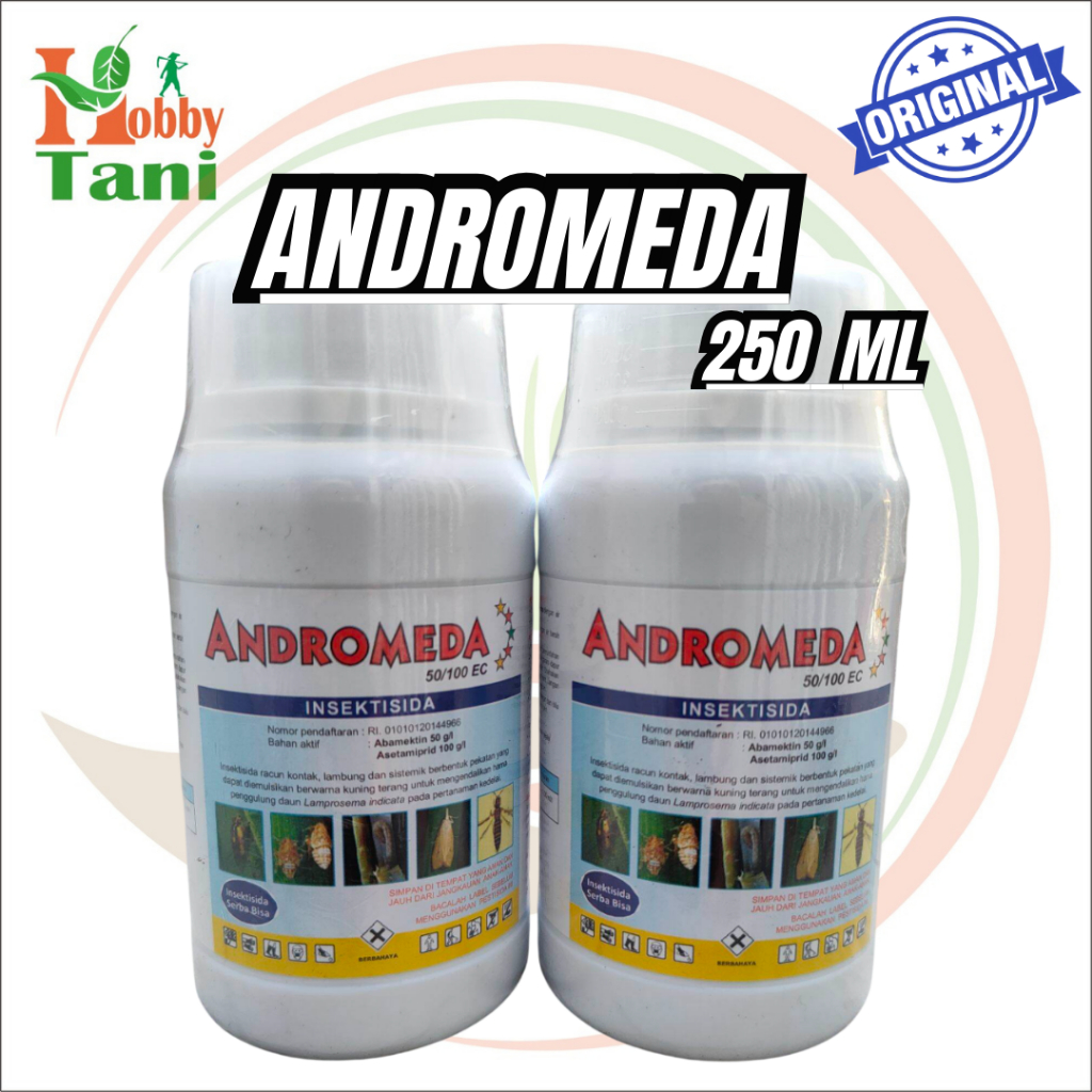 Insektisida andromeda 50/100EC 2500 ml (Abamectin 50 g/l, Acetamyprid 100 g/l) ampuh basmi hama