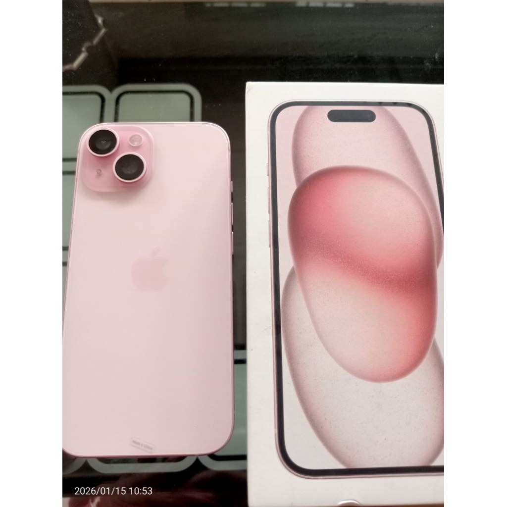 iPhone 15 128gb USBC - Second pemakaian pribadi garansi PA/Ibox