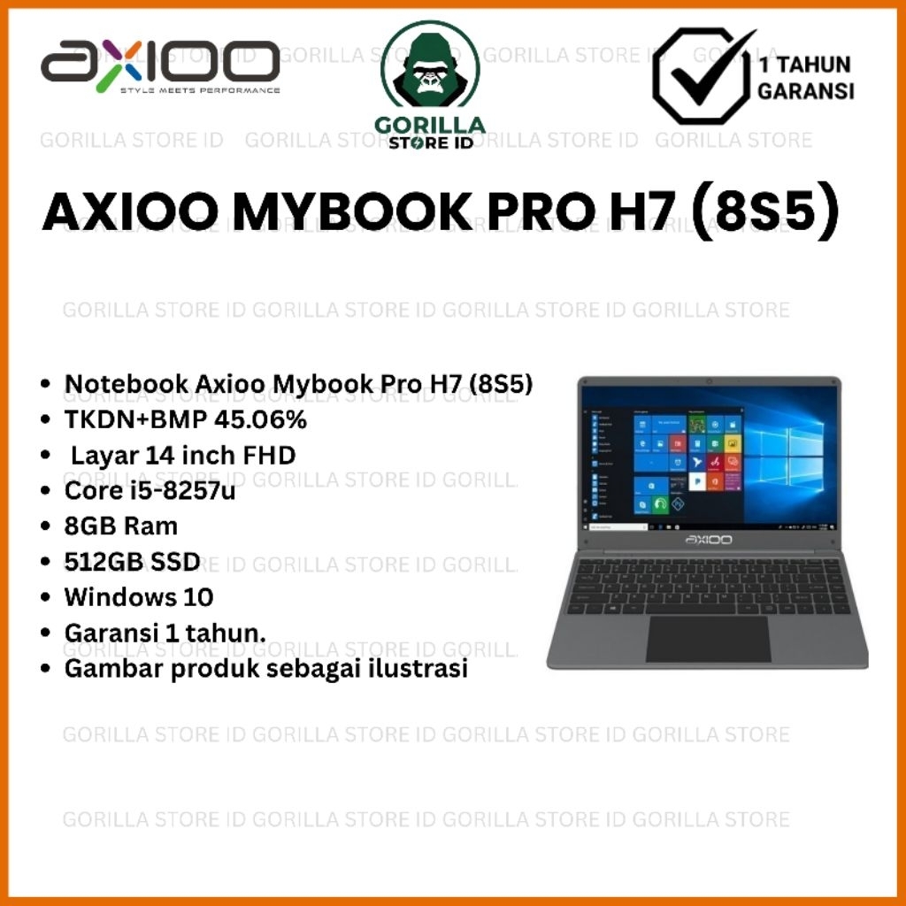AXIOO Mybook Pro H7 (8S5)