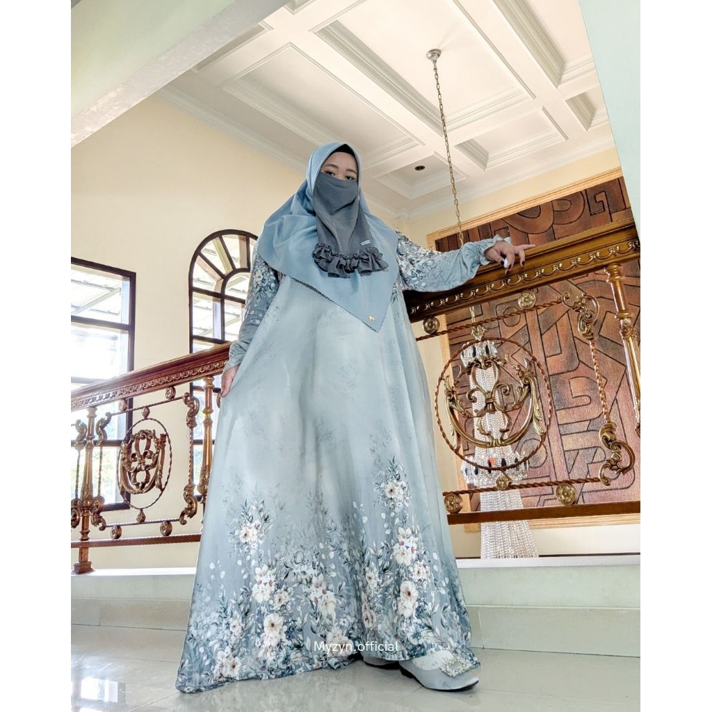 LAVANYA DRESS BY MYZYN/DRESS MOTIF RAYON VISCOSE PREMIUM/DRESS LEBARAN VISCOSE PREMIUM