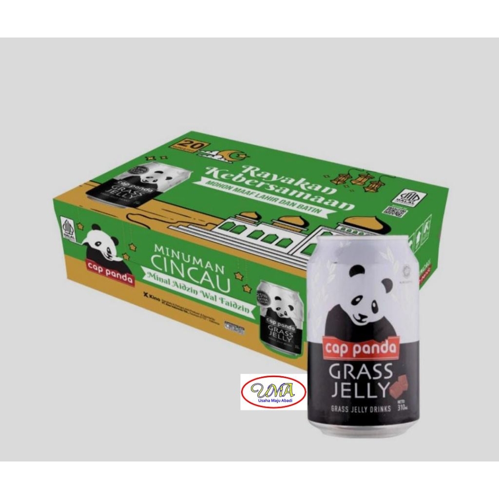 Minuman Cincau Cap Panda 310 ML (1 Dus isi 20 Kaleng)