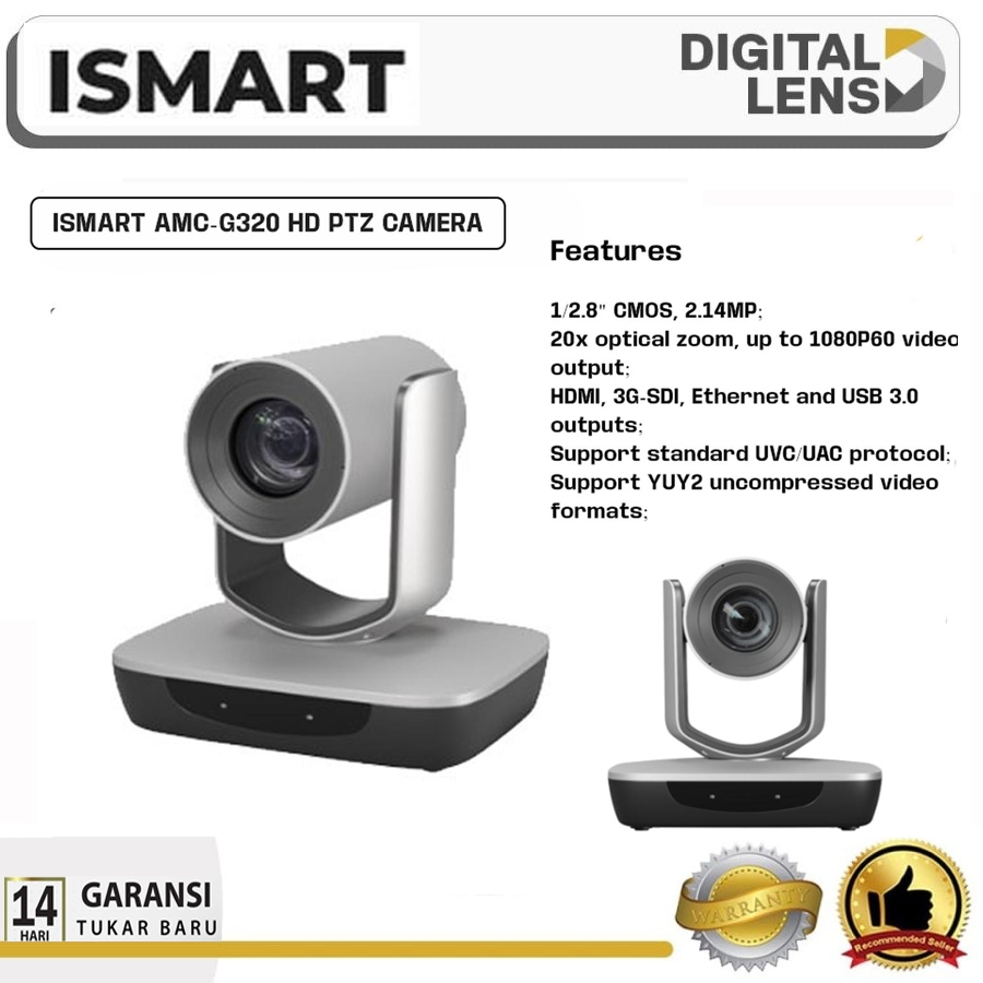 ISMART AMC-G320 HD PTZ Camera Original Resmi