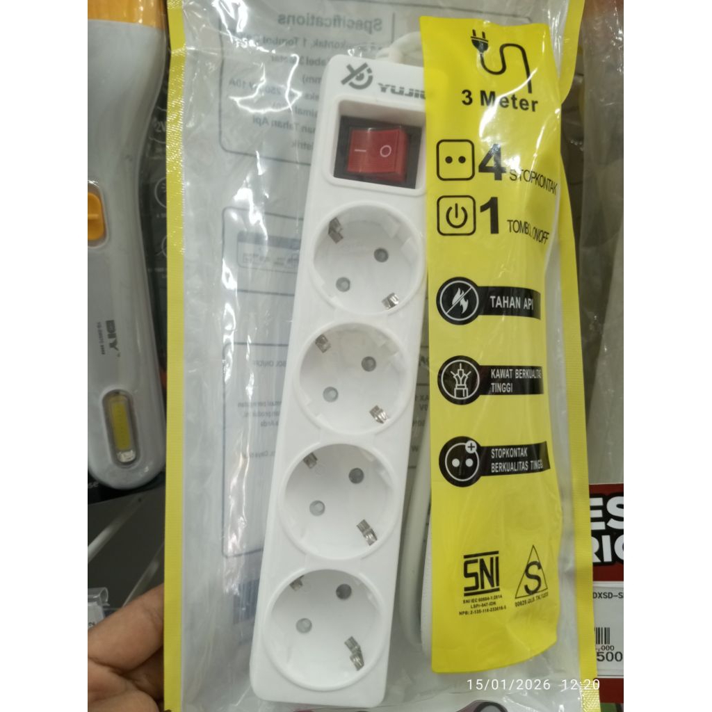 cod stopkontak cok roll 4 lubang stopkontak berkualitas tinggi
