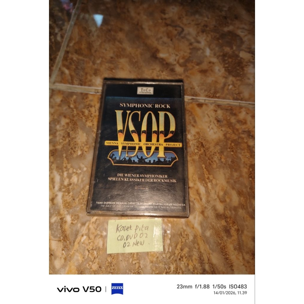 Kaset pita Vsop Symphonic Rock