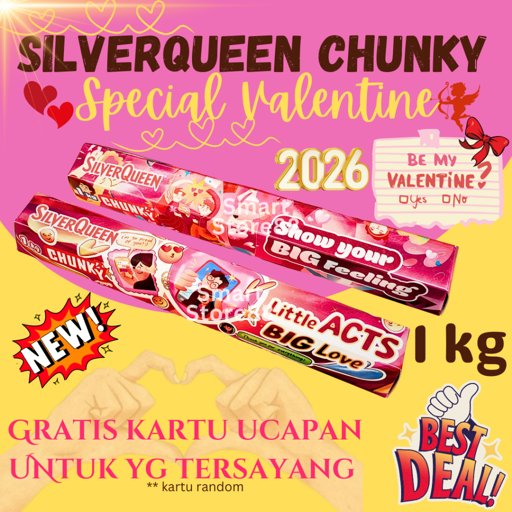 SILVER QUEEN CHUNKY BAR 1KG KING READY STOK READY STOCK CHUNKY BAR 1 KG silverqueen chunky bar 1kg