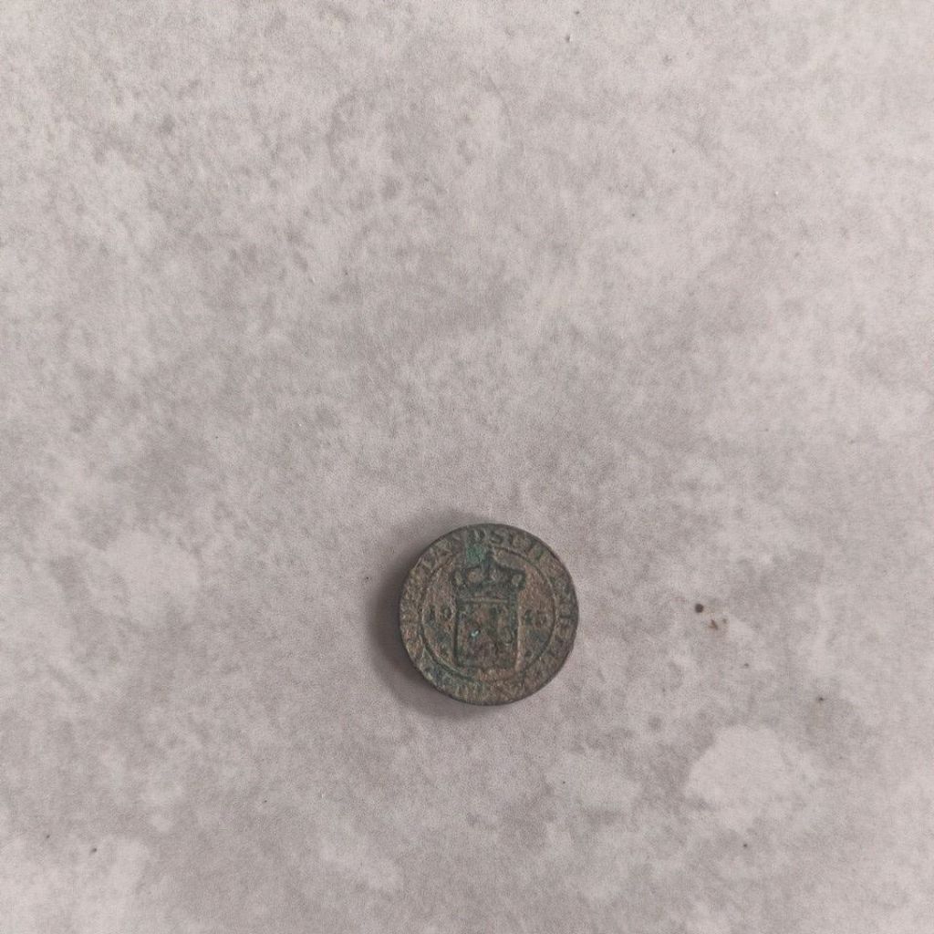 koin kuno kecil Hindia-Blnd tahun 1945